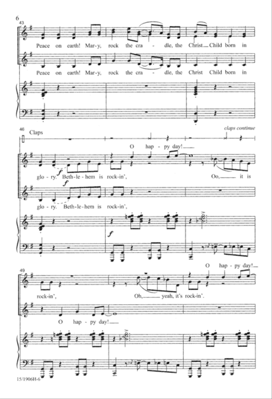 Rockin' in Bethlehem Rockin' in Bethlehem SSA scores gallery preview page 6