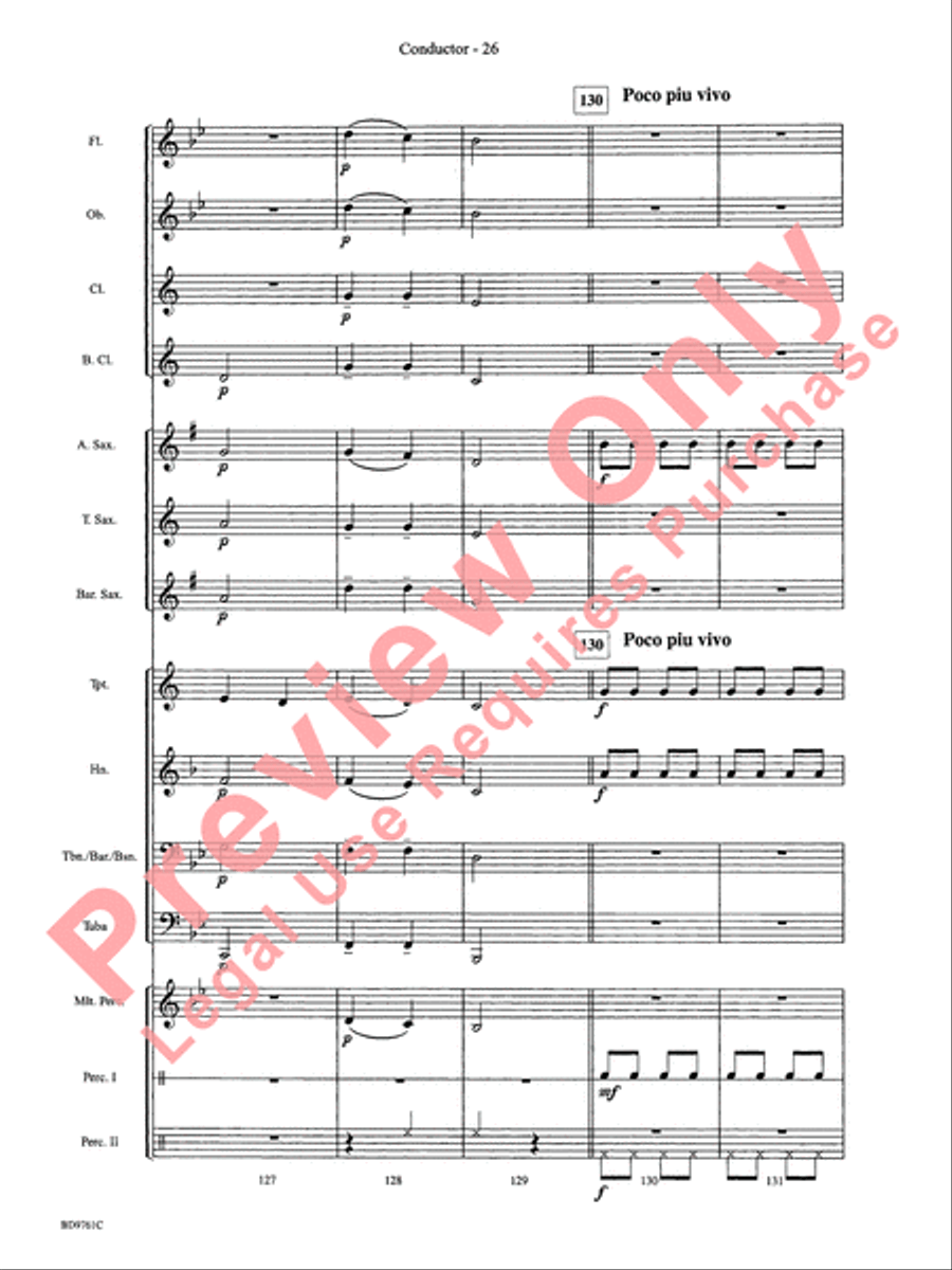 Bartók Suite (from For Children) by Bela Bartok Concert Band - Sheet Music page 29