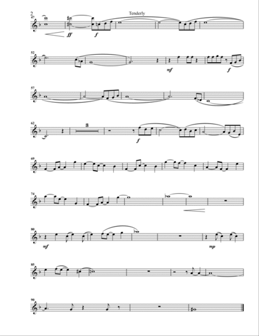 Tenderly Brass Quintet scores gallery preview page 2