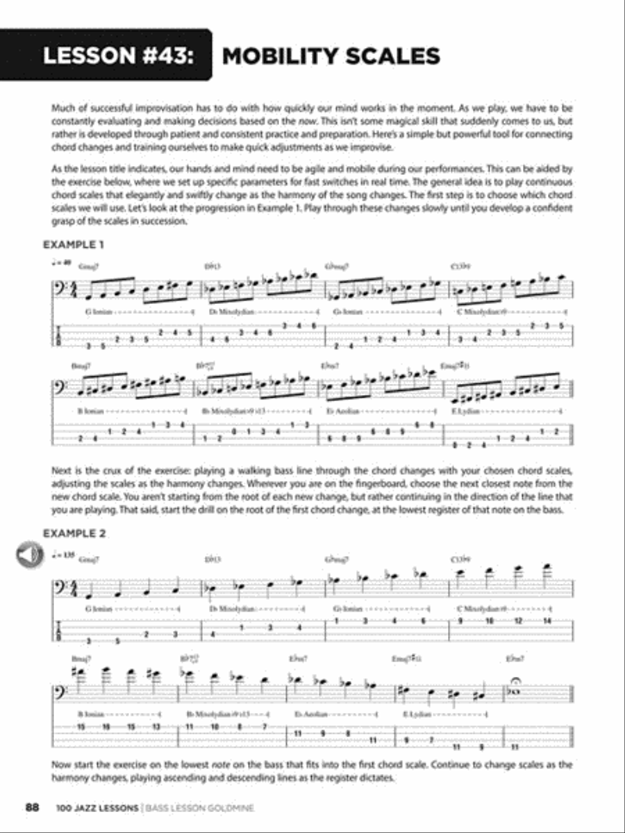 100 Jazz Lessons Electric Guitar scores gallery preview page 6