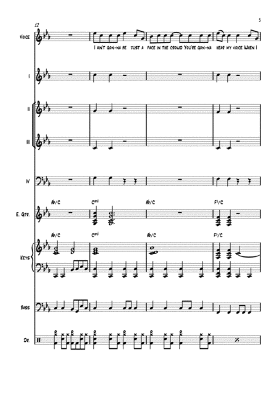 It's My Life Piano, Vocal, Guitar scores gallery preview page 5