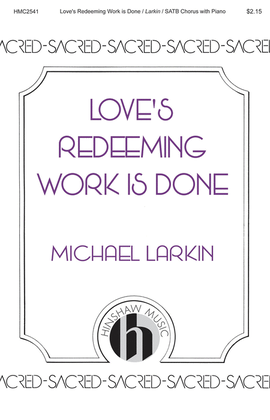 Book cover for Love's Redeeming Work Is Done