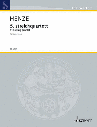 Book cover for 5. String Quartet