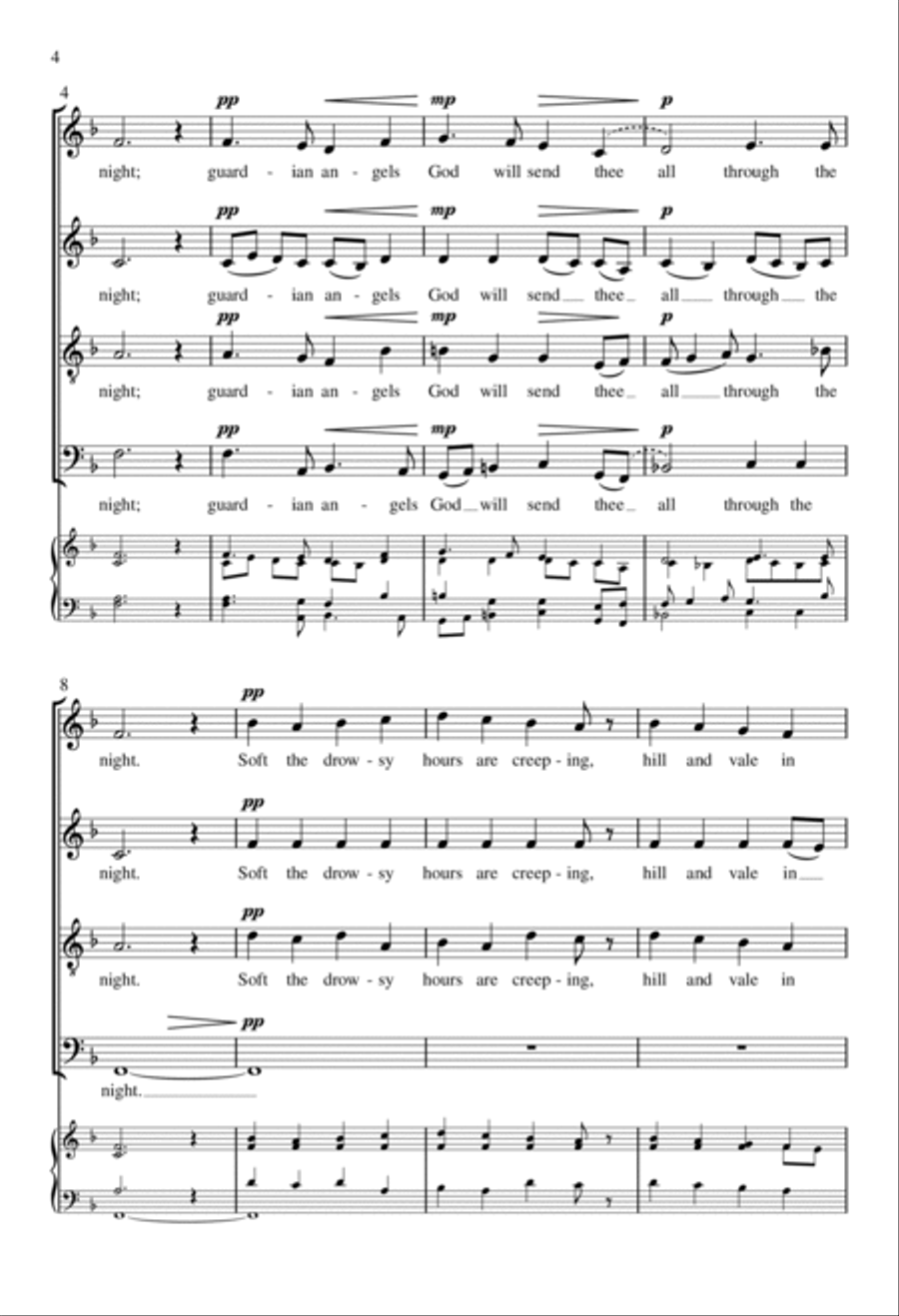 All Through the Night All Through the Night Divisi scores gallery preview page 2