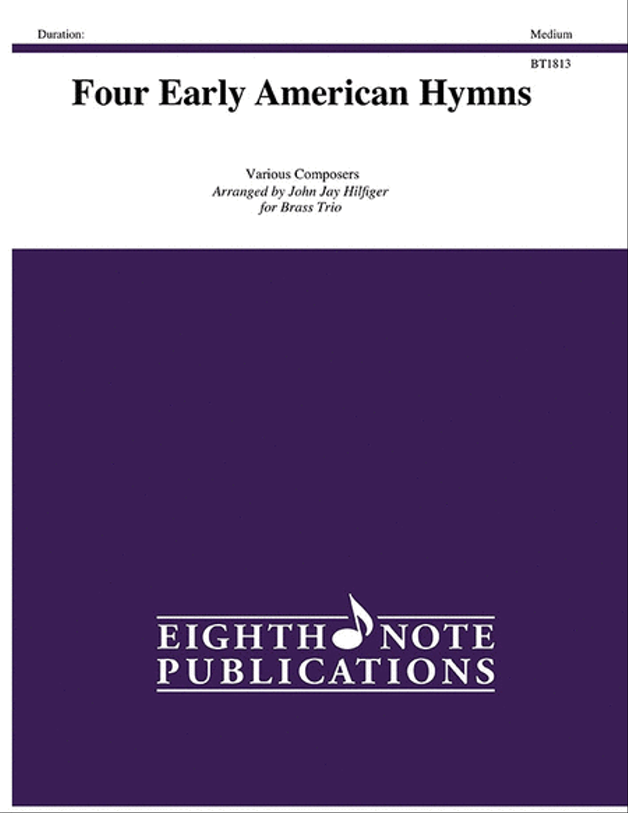 Four Early American Hymns Brass Ensemble scores gallery preview page 1