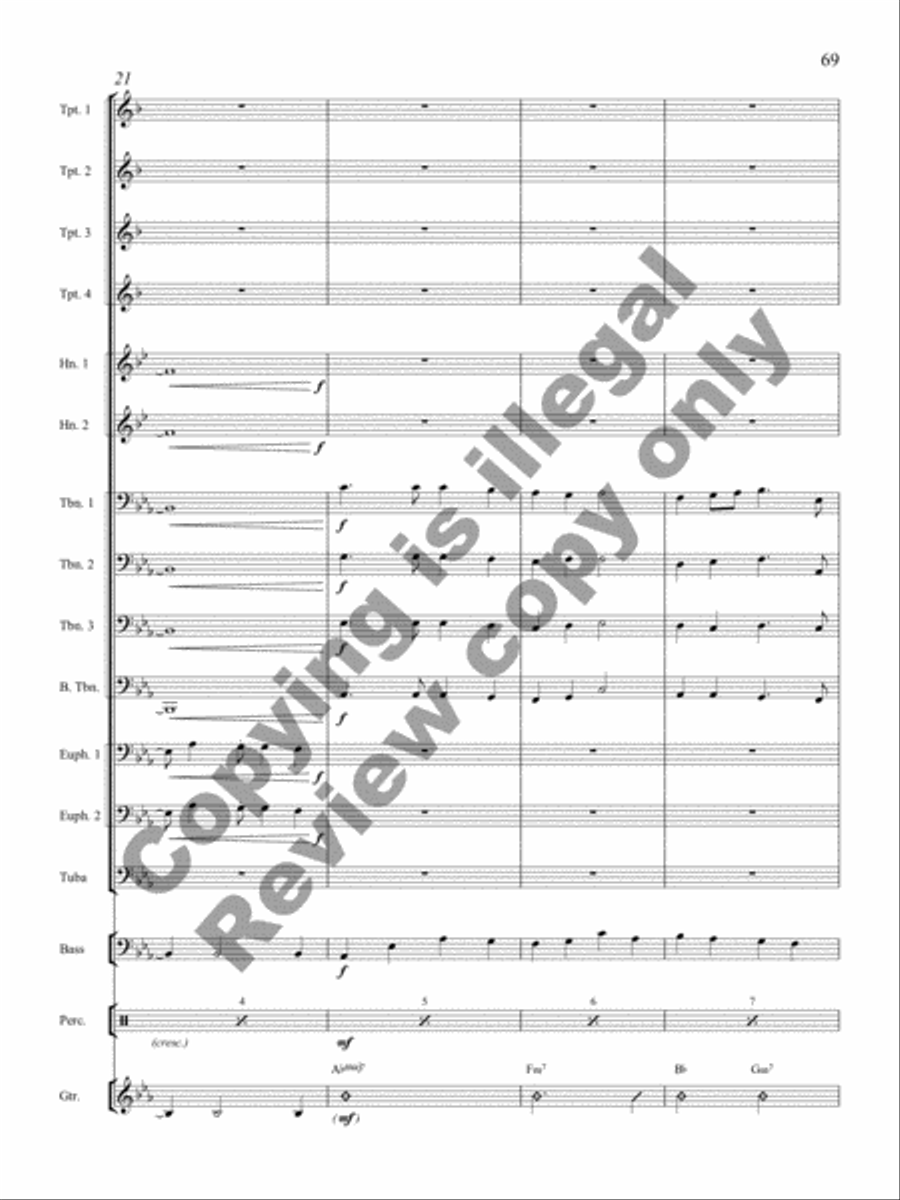 Christmas Brass Brass Band scores gallery preview page 53