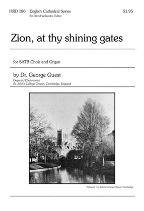 Book cover for Zion, at Thy Shining Gates