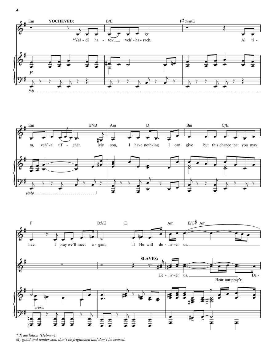 Deliver Us (from The Prince Of Egypt: A New Musical) Voice scores gallery preview page 4