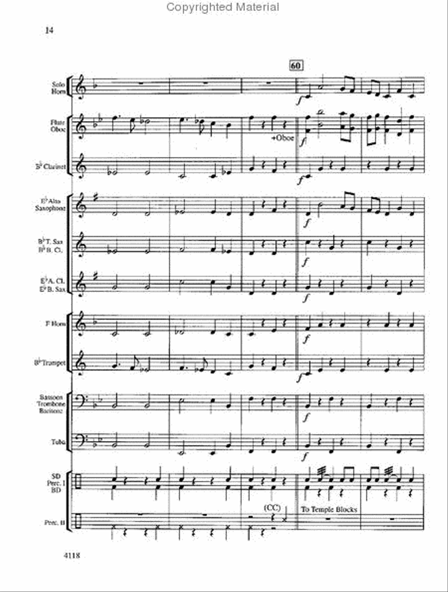 St. Croix Rag Concert Band scores gallery preview page 13