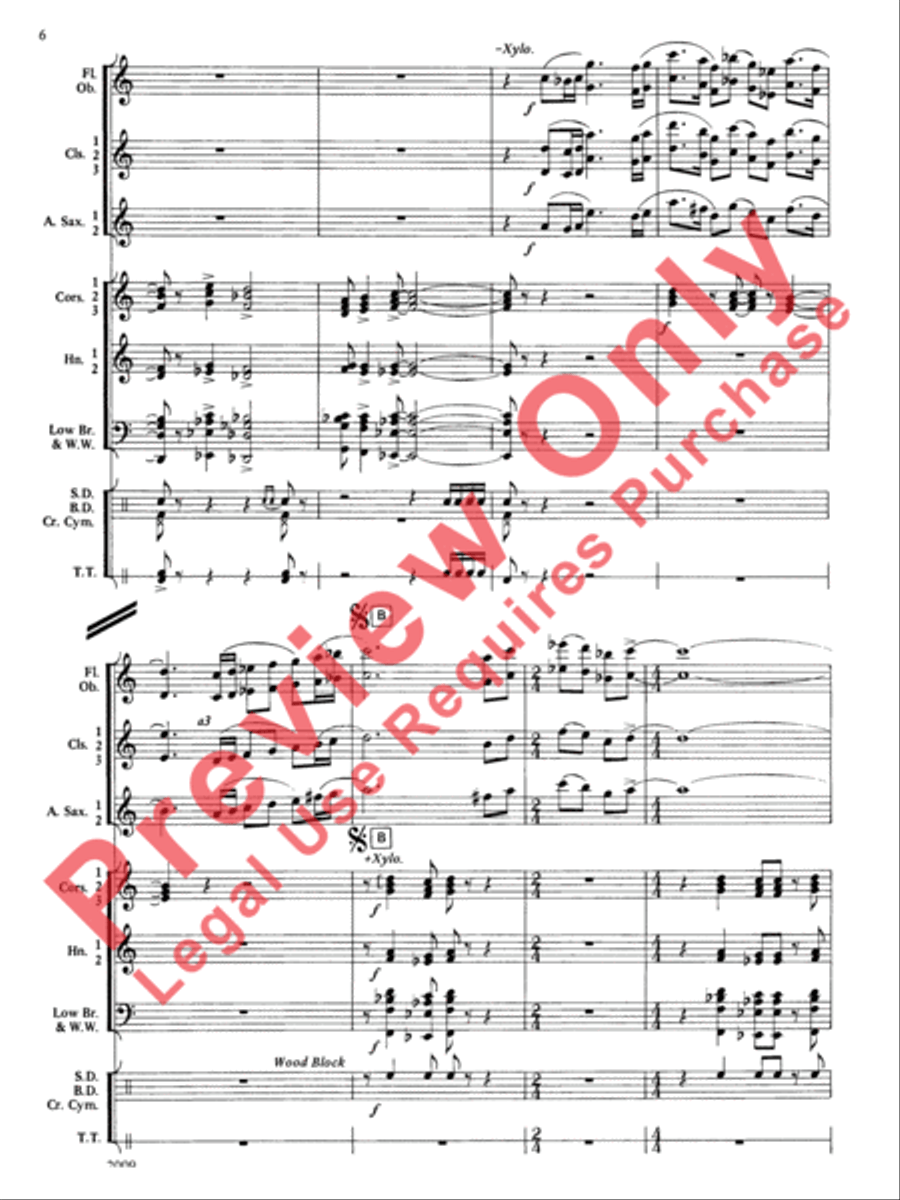 Cobb County Festival Concert Band scores gallery preview page 7