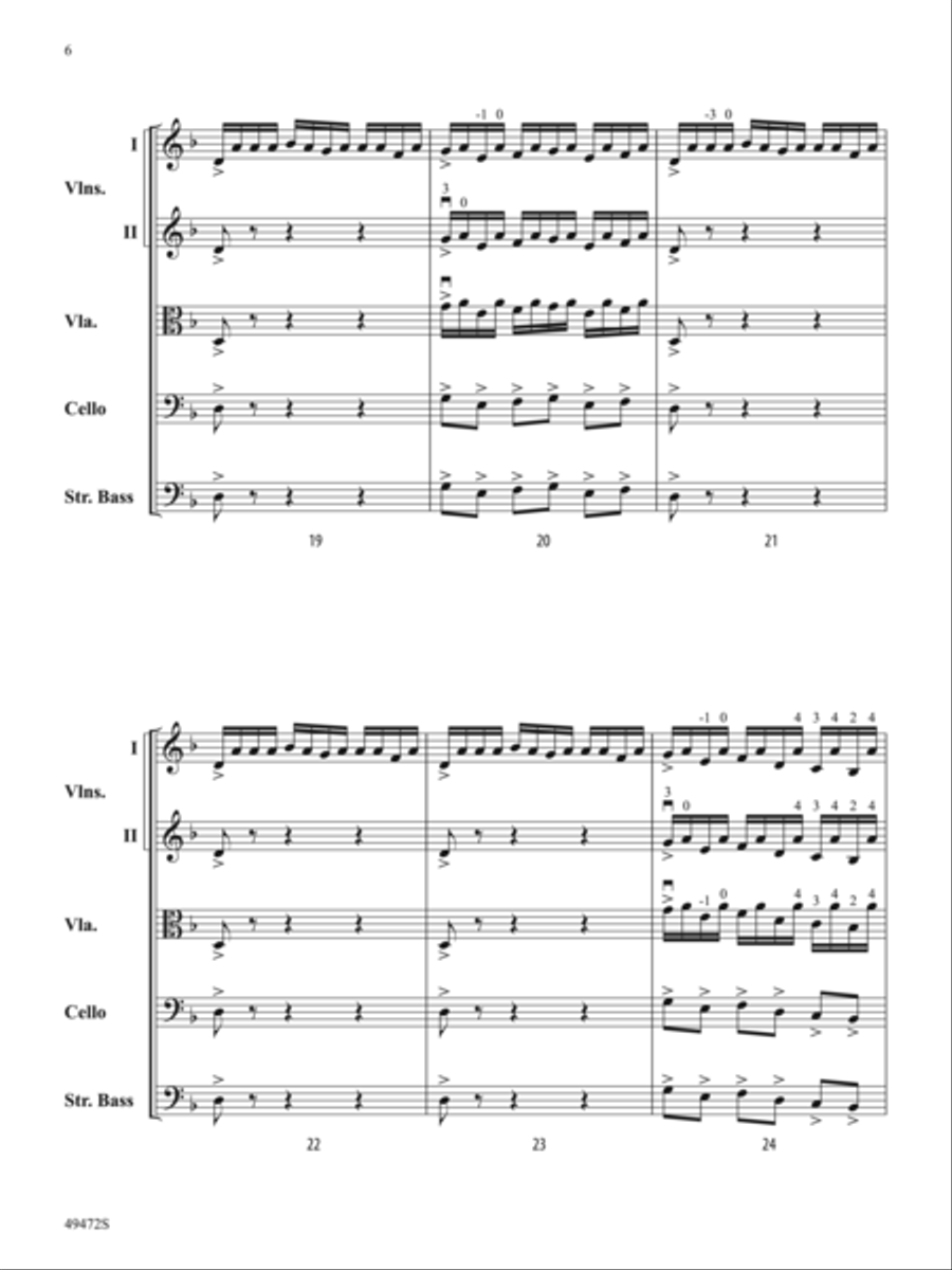 Fantasía Española: Score Fantasía Española: Score String Orchestra scores gallery preview page 6