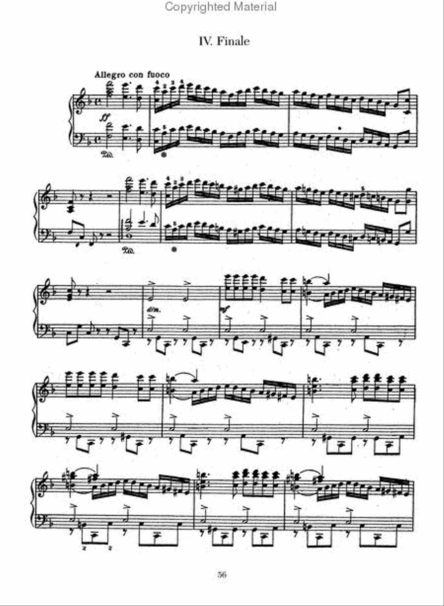 Symphonies Nos 4-6 for Solo Piano Piano Solo scores gallery preview page 4
