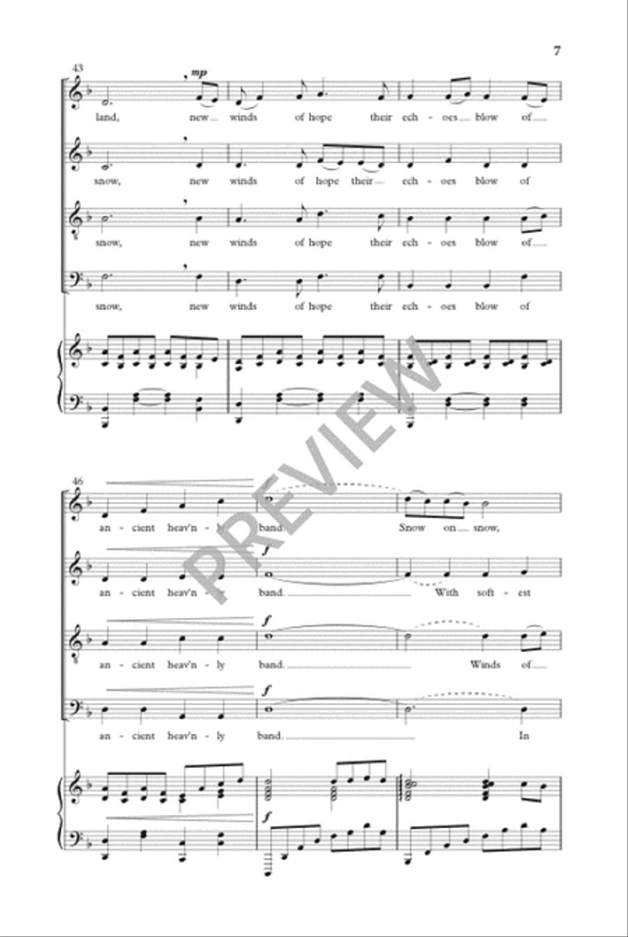 Midwinter Song Midwinter Song 4-Part scores gallery preview page 8