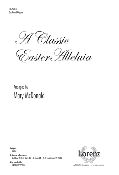 A Classic Easter Alleluia