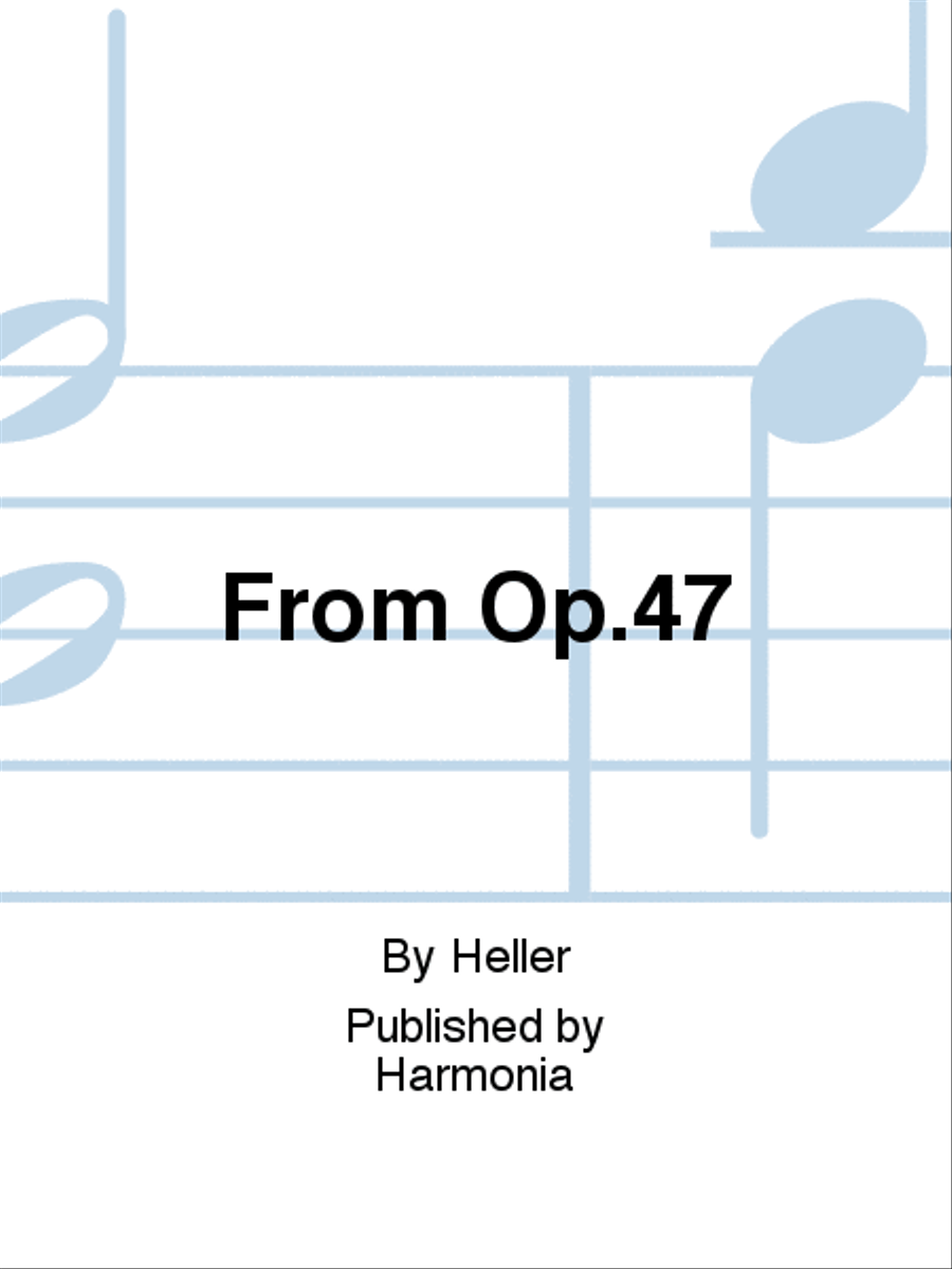 From Op. 47 From Op. 47 Guitar scores gallery preview page 1