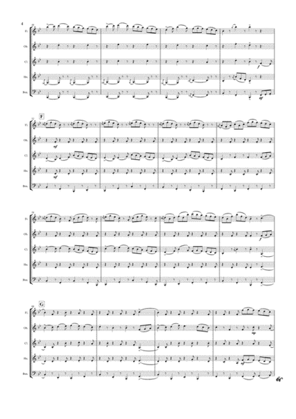 Princess Grainne's Air & Jig (Wind Quintet) - Score image number null