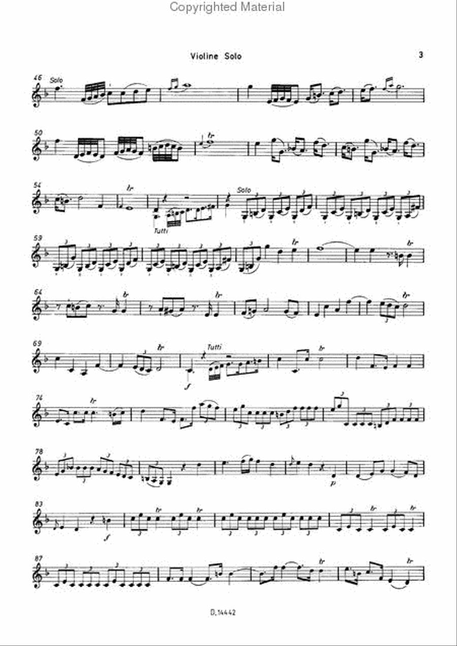 Concerto F-Dur Concerto F-Dur School and Community scores gallery preview page 39