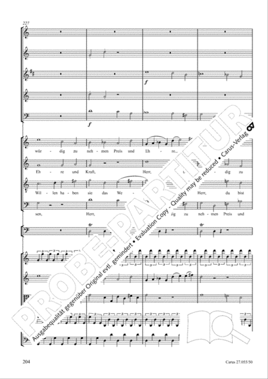 Ein Deutsches Requiem (German Requiem) 4-Part scores gallery preview page 211
