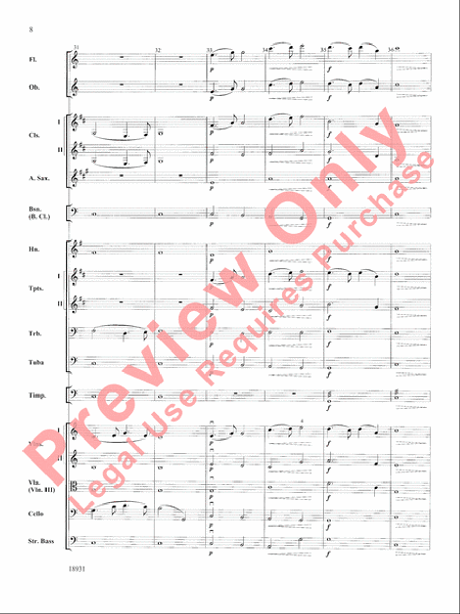 Largo Largo Full Orchestra scores gallery preview page 9