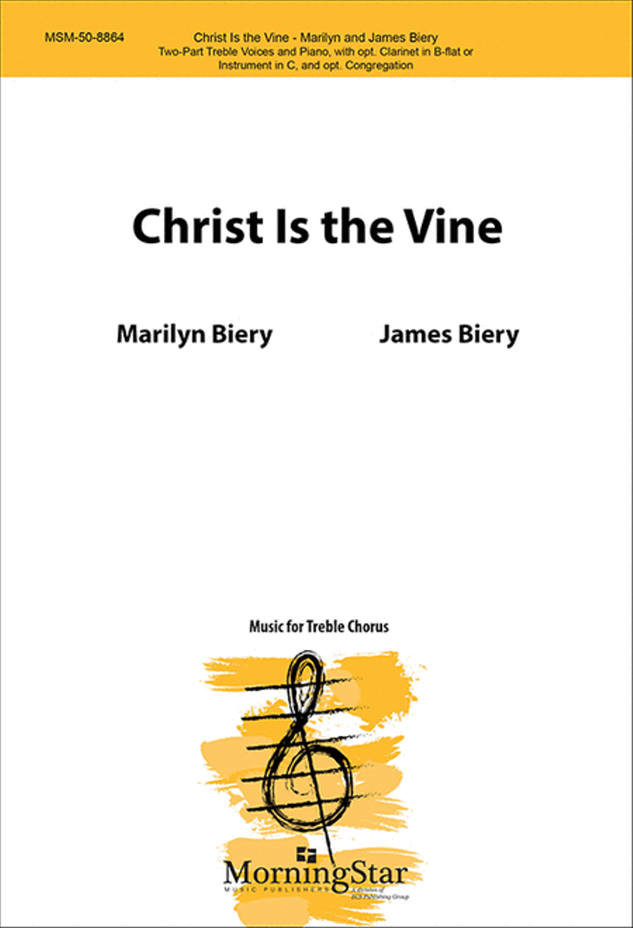Christ Is the Vine 2-Part scores gallery preview page 1
