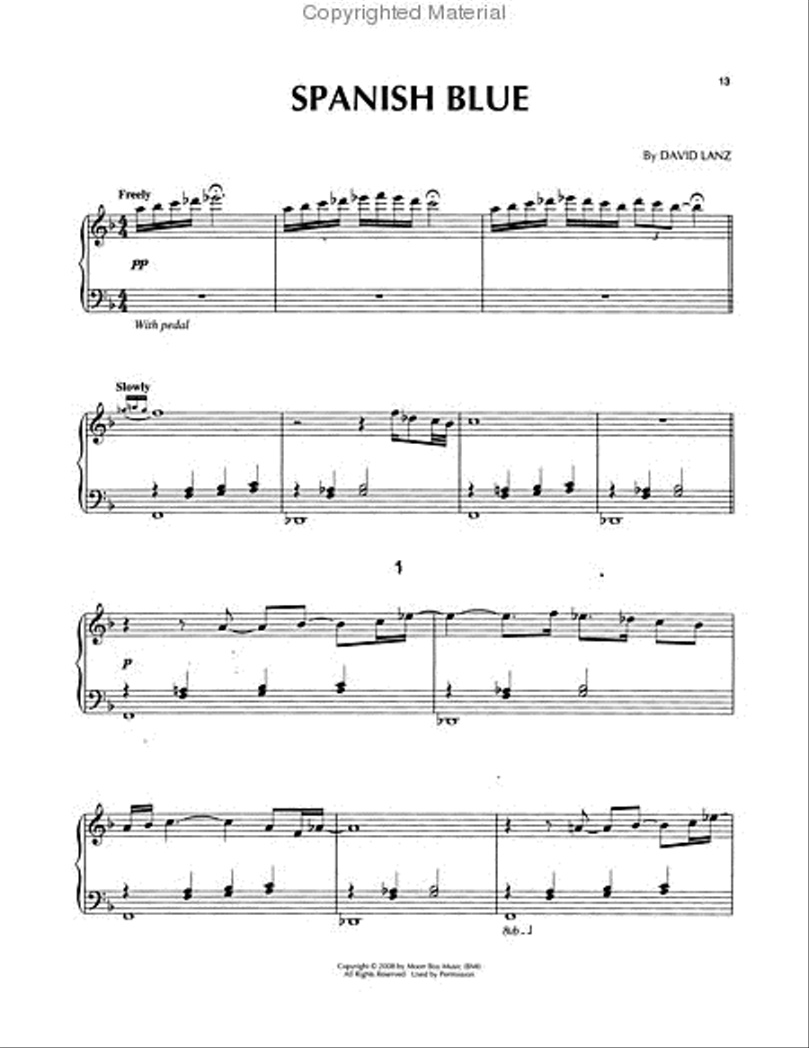 David Lanz - Painting the Sun Piano Solo scores gallery preview page 3