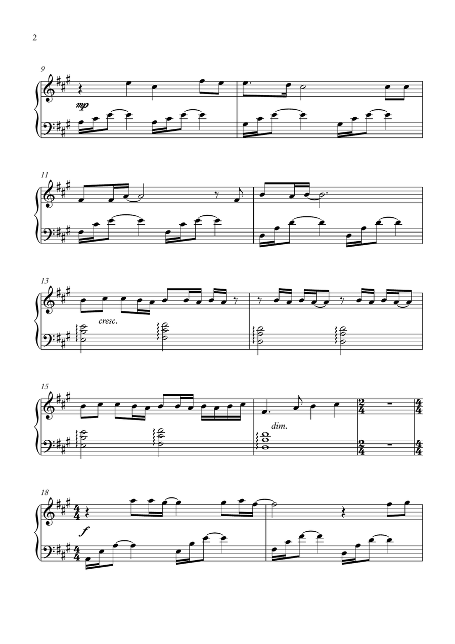 Someone Like You Harp scores gallery preview page 2