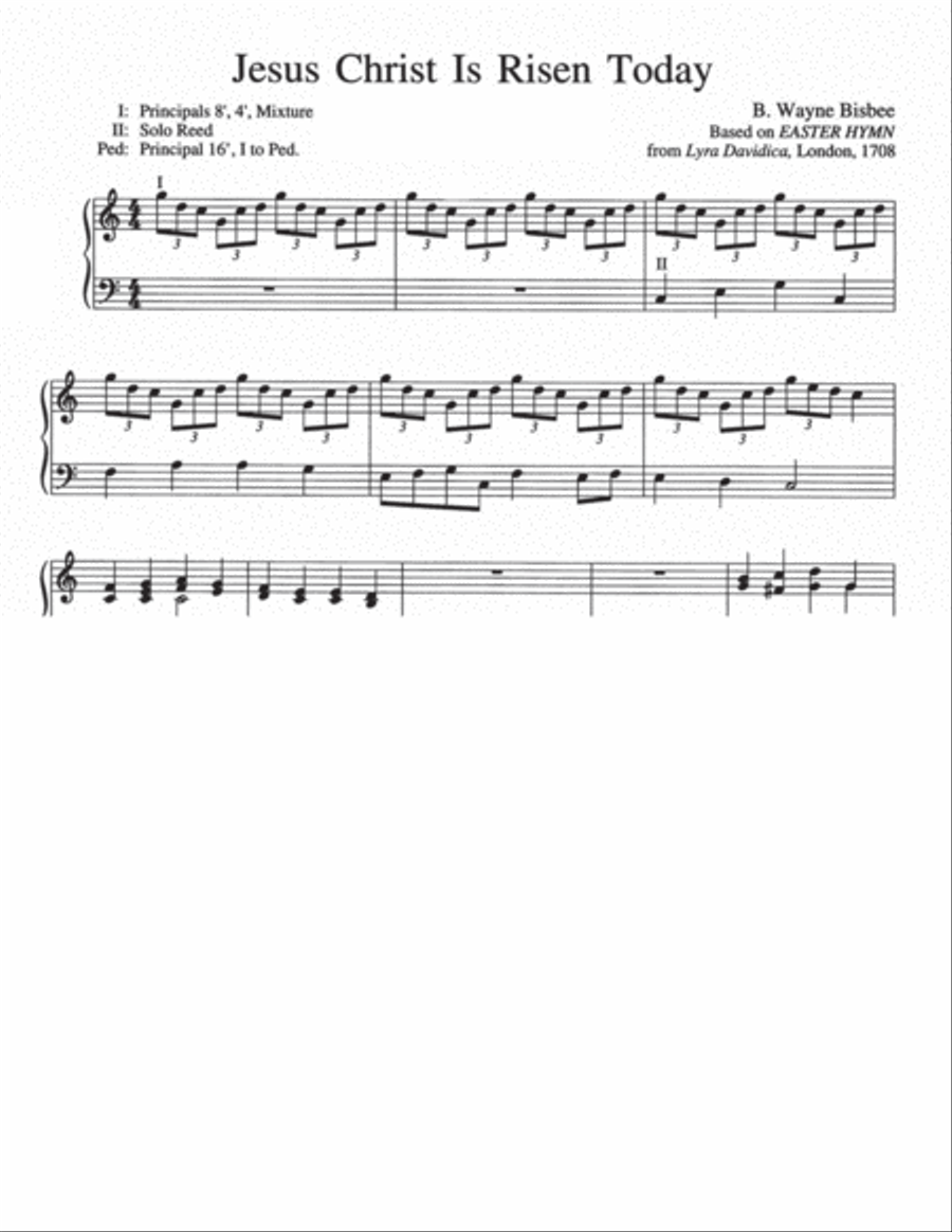 Hymn Introductions for Lent, Easter, Trinity Organ scores gallery preview page 14