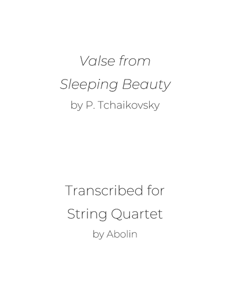 Tchaikovsky: Waltz from The Sleeping Beauty - String Quartet image number null