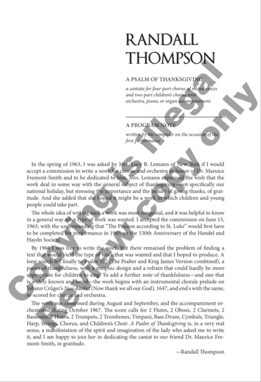 A Psalm Of Thanksgiving A Psalm Of Thanksgiving 4-Part scores gallery preview page 22