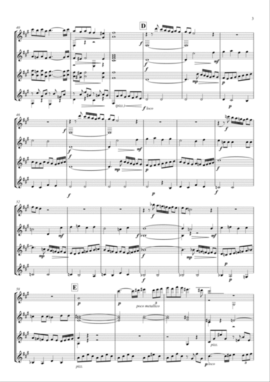 Pavane Chamber Music scores gallery preview page 3