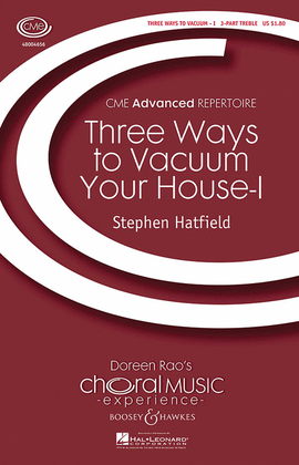Book cover for Three Ways to Vacuum Your House – I