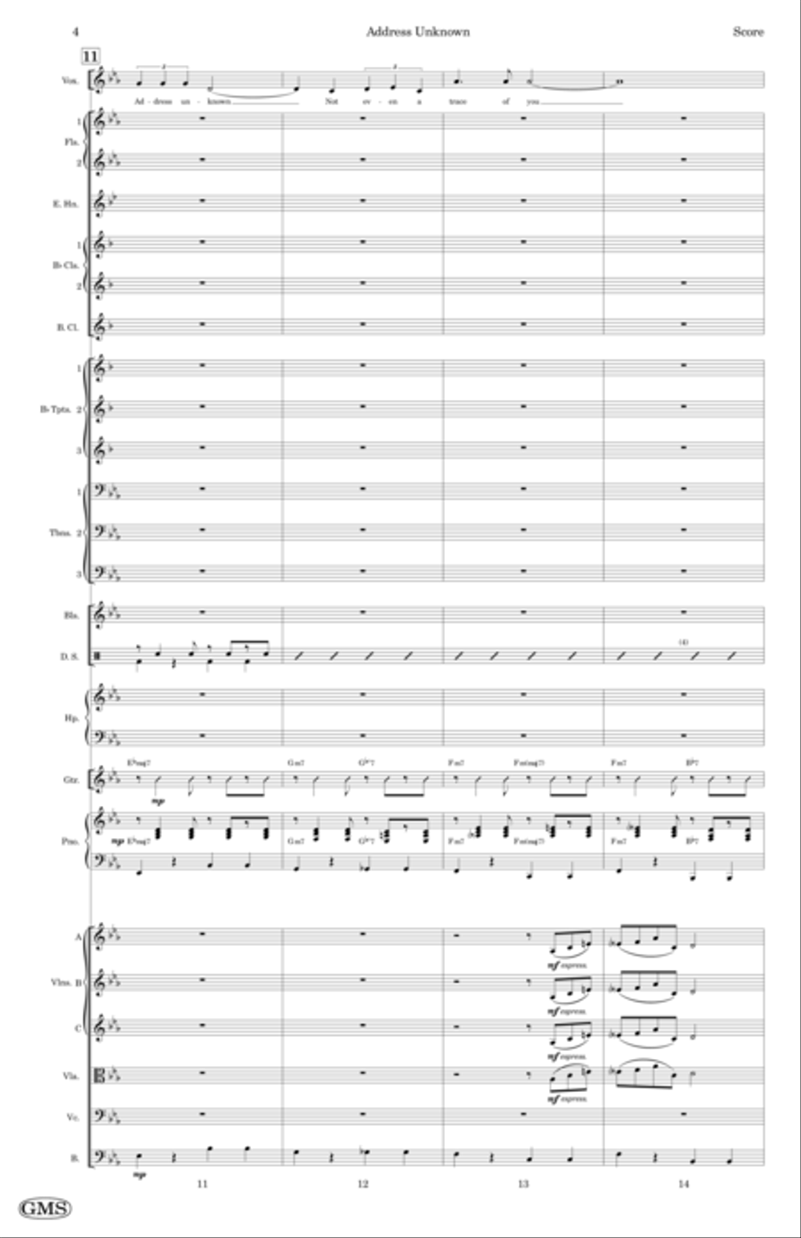 Address Unknown Address Unknown Full Orchestra scores gallery preview page 4