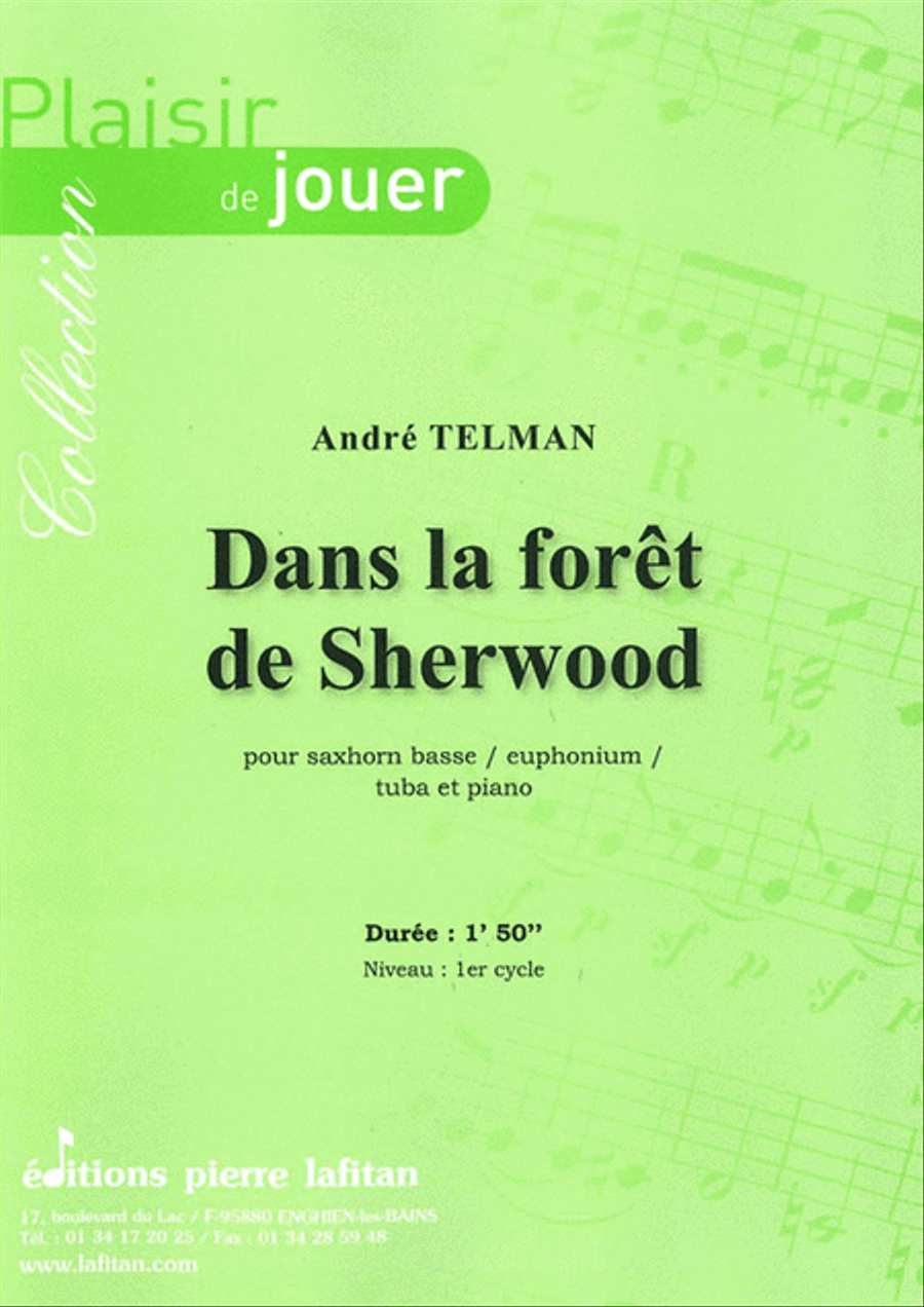 Dans la Forêt de Sherwood Euphonium scores gallery preview page 1