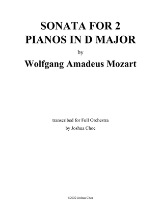Book cover for Sonata for Two Pianos in D Major, K.448