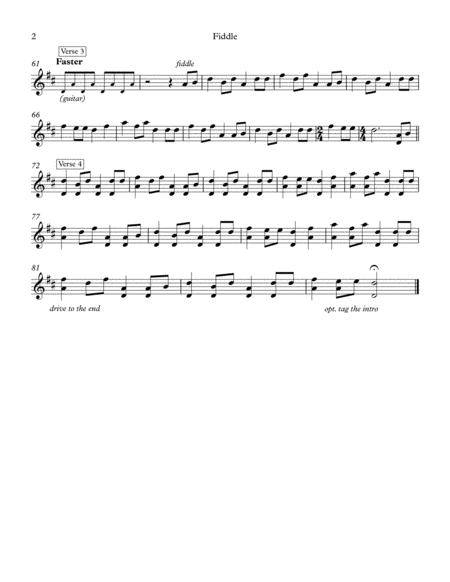 How Firm A Foundation - Fiddle and Guitar Prelude image number null