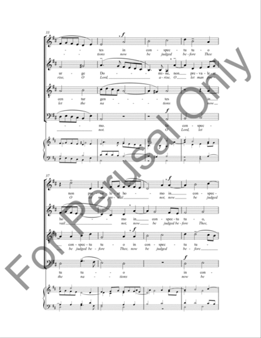 Exurge Domine 4-Part scores gallery preview page 6