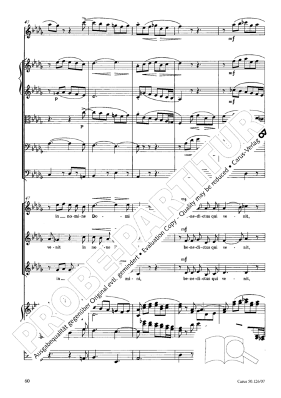 Mass in A major Mass in A major SSA scores gallery preview page 73
