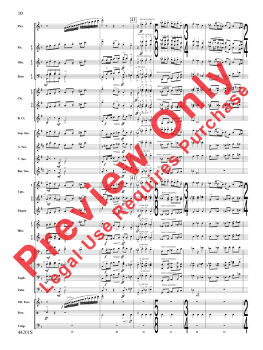 Handel in the Strand Concert Band scores gallery preview page 11