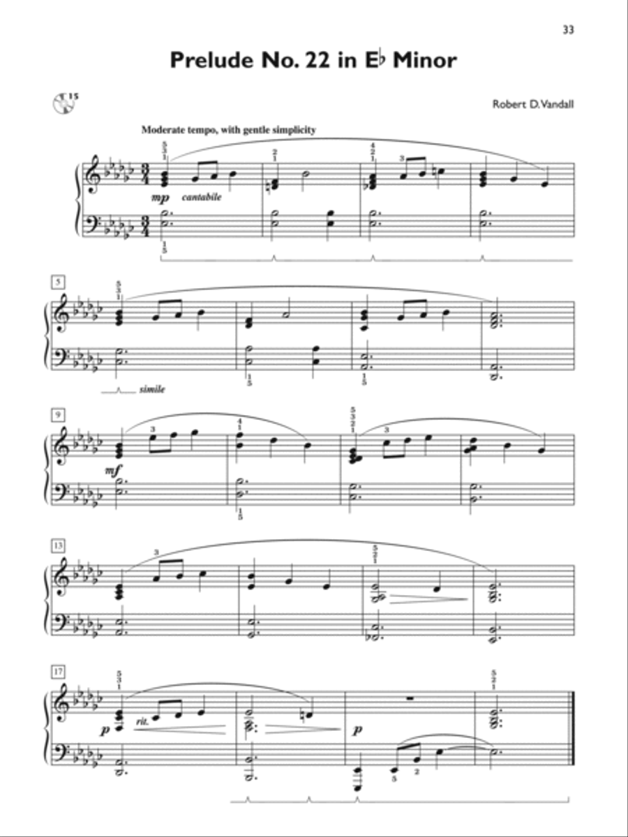 Preludes Complete with CD Piano Solo scores gallery preview page 4