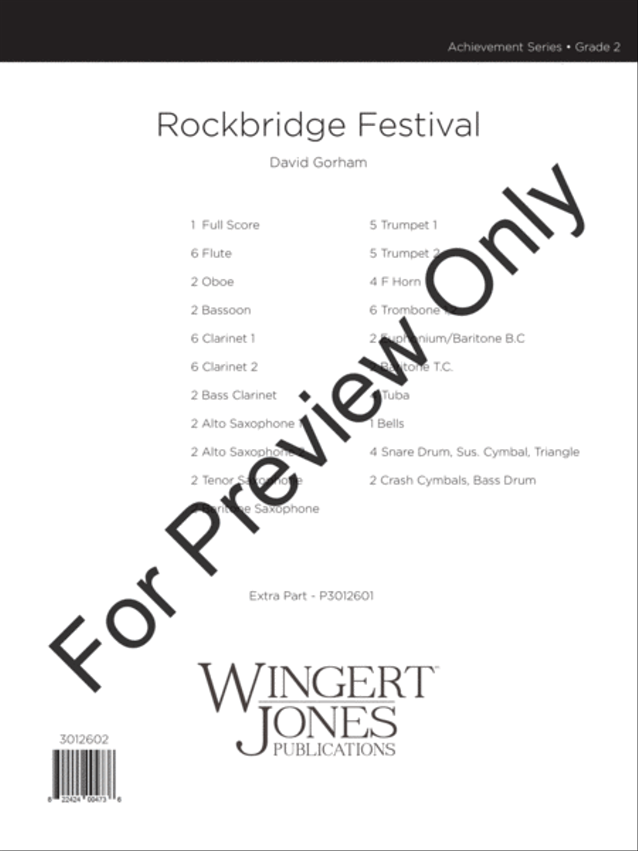 Rockbridge Festival Rockbridge Festival Concert Band scores gallery preview page 2