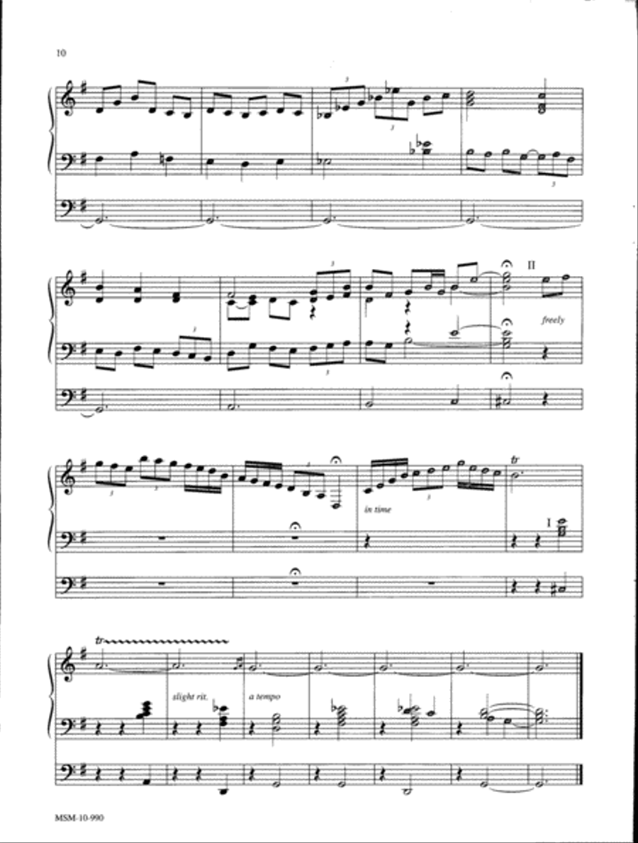 Marilyn Mason Music Library, Volume 1 Organ scores gallery preview page 3
