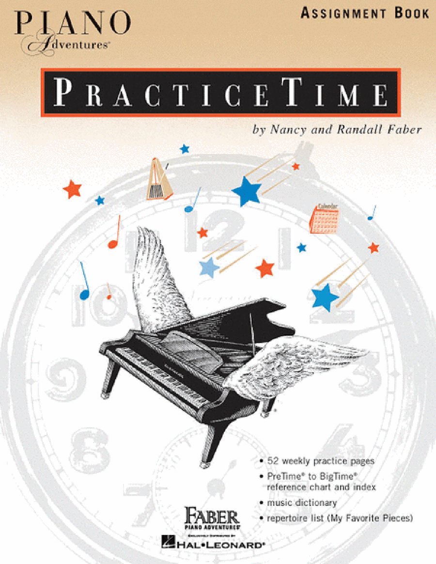 Piano Adventures PracticeTime Assignment Book Piano Method scores gallery preview page 1