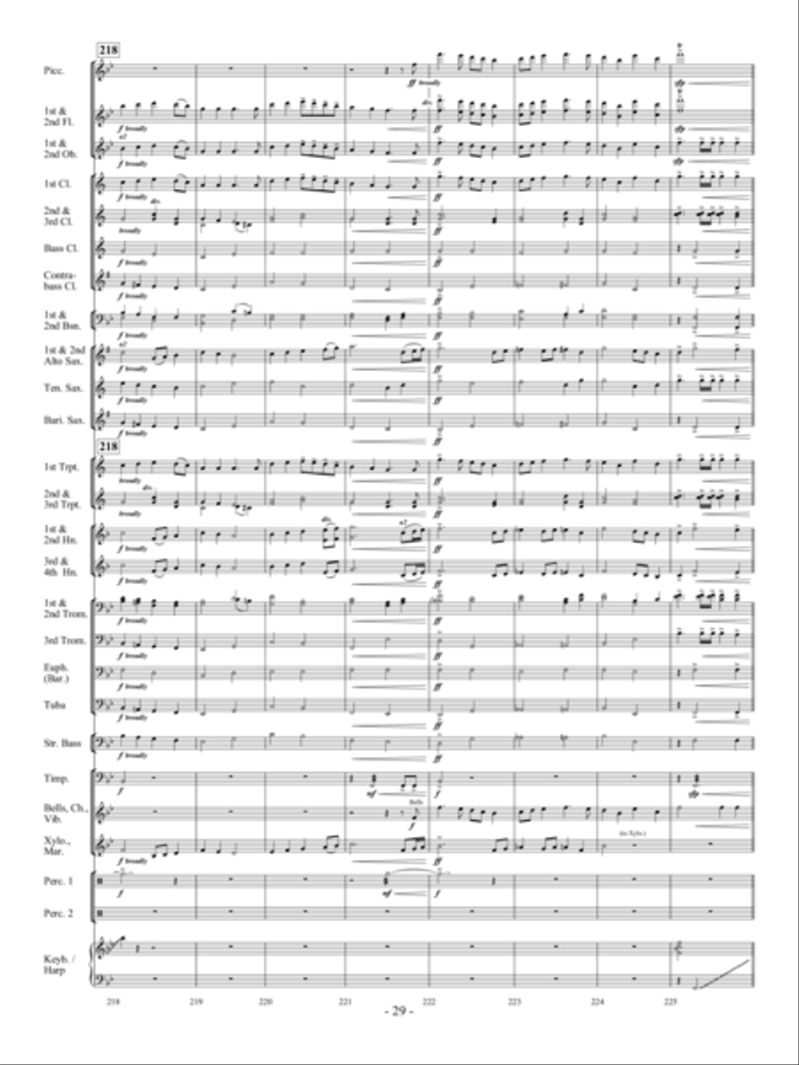 Sea Song Fantasy Sea Song Fantasy Concert Band scores gallery preview page 28