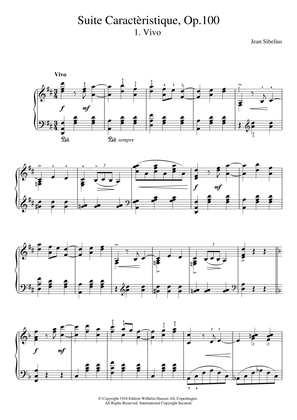 Suite Caracteristique, Op.100 - I. Vivo