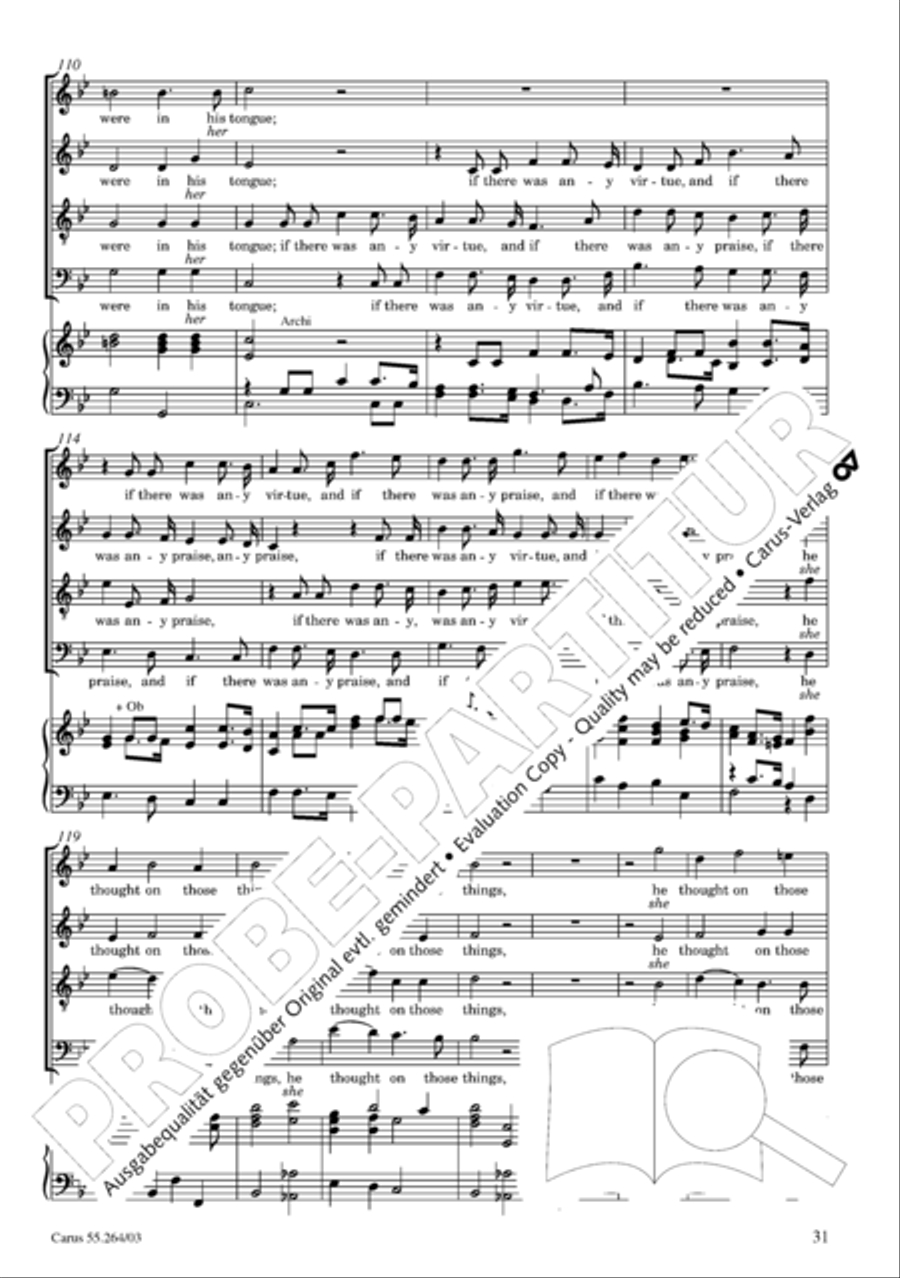 Israel in Egypt - Part I Israel in Egypt - Part I 4-Part scores gallery preview page 36