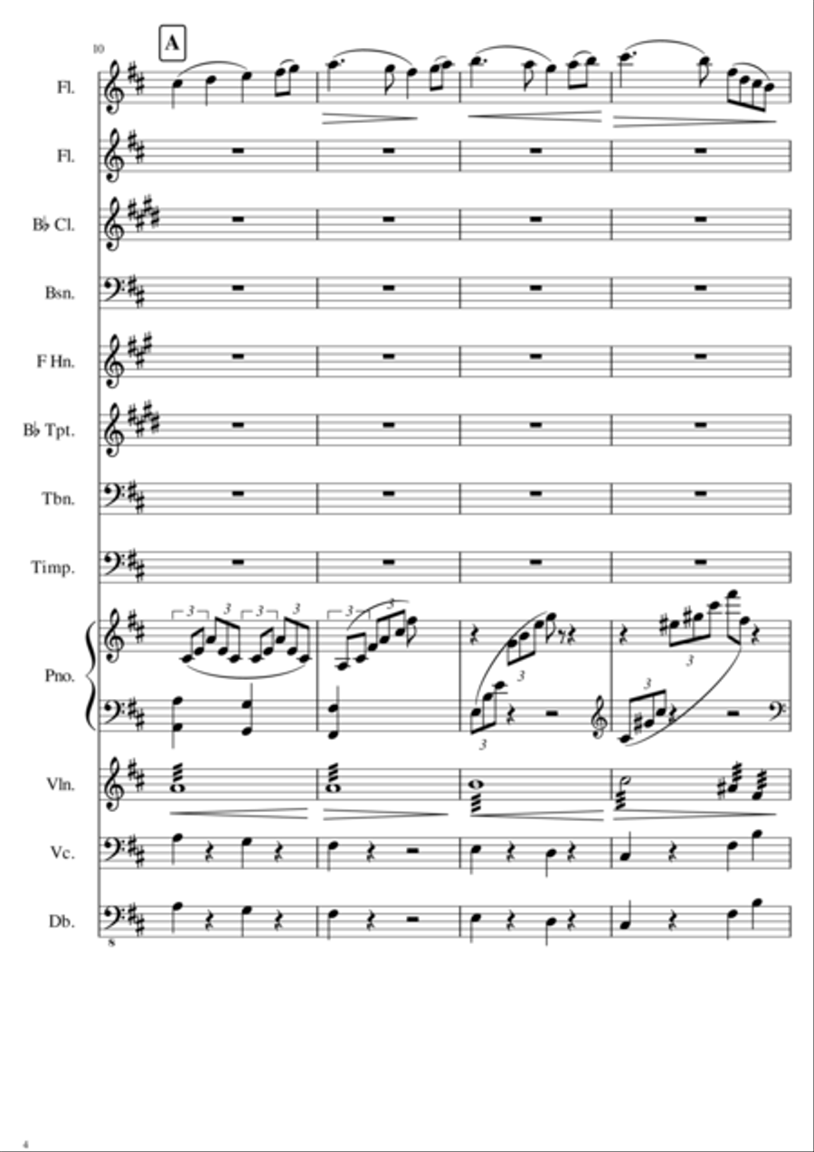 Swan Lake - Act 2, Scene X Concert Band scores gallery preview page 4