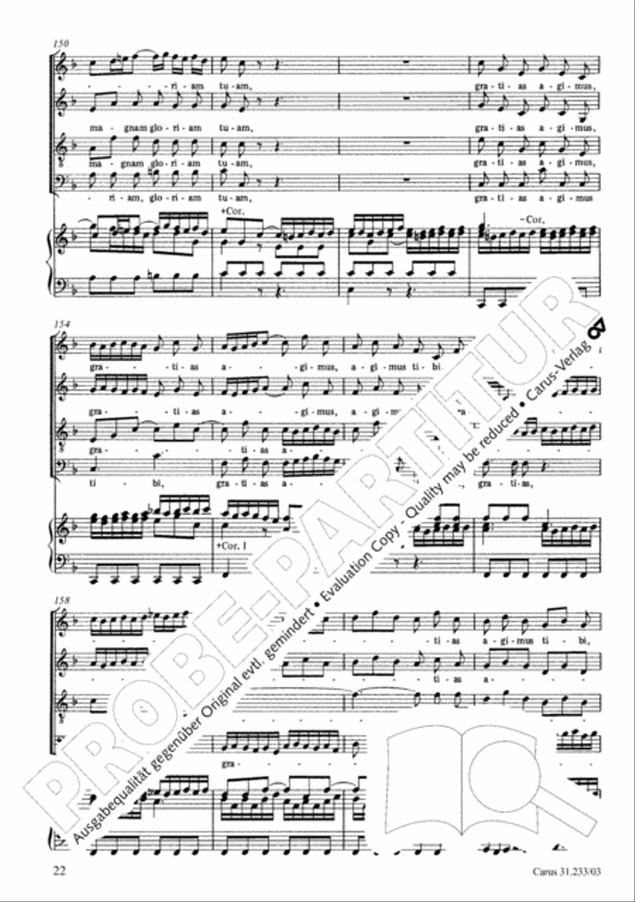 Mass in F major Mass in F major 4-Part scores gallery preview page 26