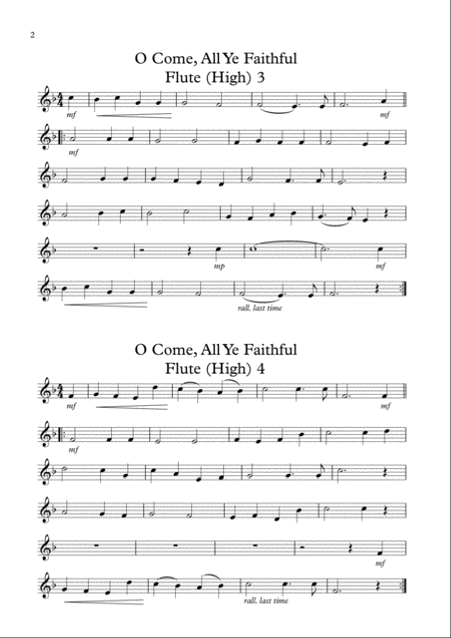 O Come, All Ye Faithful O Come, All Ye Faithful Concert Band scores gallery preview page 5