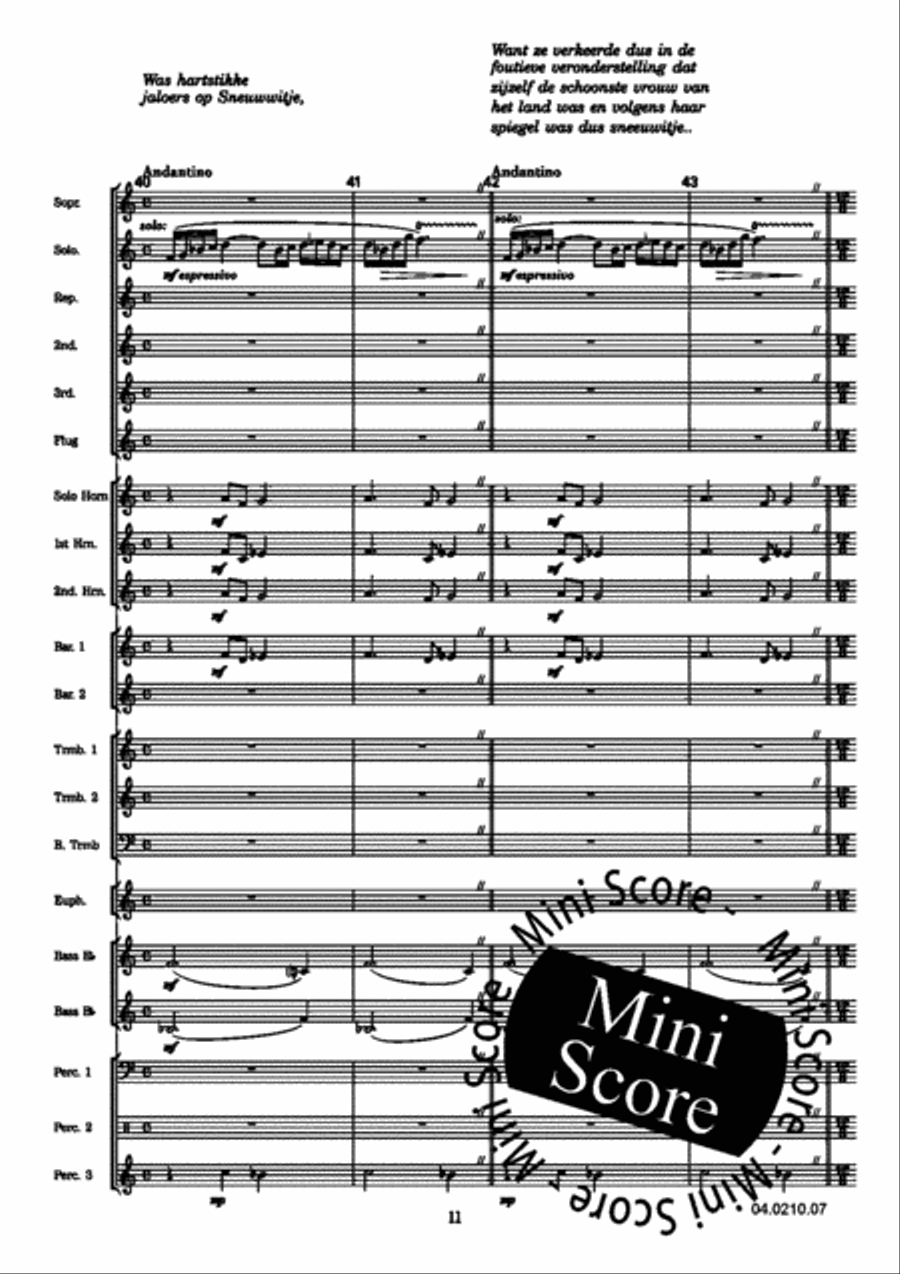 A Fairycocktale Brass Band scores gallery preview page 13