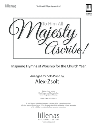 Book cover for To Him All Majesty Ascribe (Digital Delivery)